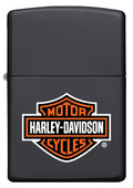Personalized Zippo Harleey-Daviddson Windproof Oil Lighter Engraving - Christmas, Halloween & Valentines Day Gift (BK Matte)